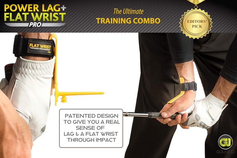 GolfJOC Power Lag Pro and Flat Wrist Pro Golf Swing Training Aids for Improved Chipping and Full Swing - Image 2